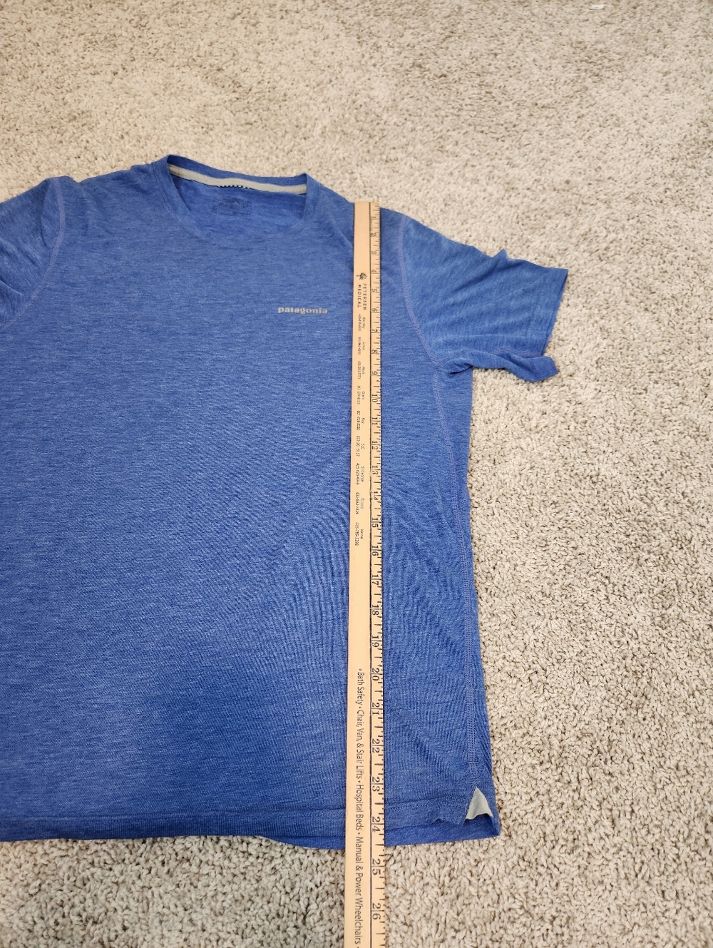 Patagonia Mens Short-Sleeved Nine Trails Shirt Size Medium - Picture 6 of 7
